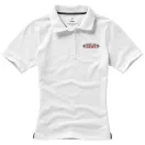 Calgary short sleeve women's polo, Female, Single Piqué of 100% Cotton, White, S