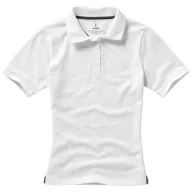   Calgary short sleeve women's polo, Female, Single Piqué of 100% Cotton, White, M