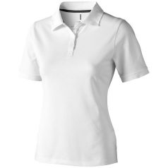   Calgary short sleeve women's polo, Female, Single Piqué of 100% Cotton, White, XXL