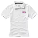 Calgary short sleeve women's polo, Female, Single Piqué of 100% Cotton, White, XXL
