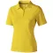 Calgary short sleeve women's polo, Female, Single Piqué of 100% Cotton, Yellow, XS