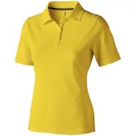   Calgary short sleeve women's polo, Female, Single Piqué of 100% Cotton, Yellow, L