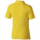 Calgary short sleeve women's polo, Female, Single Piqué of 100% Cotton, Yellow, XXL