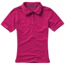Calgary short sleeve women's polo, Female, Single Piqué of 100% Cotton, Pink, XS