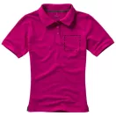 Calgary short sleeve women's polo, Female, Single Piqué of 100% Cotton, Pink, XS