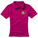 Calgary short sleeve women's polo, Female, Single Piqué of 100% Cotton, Pink, S