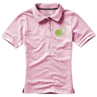   Calgary short sleeve women's polo, Female, Single Piqué of 100% Cotton, Light pink, XS