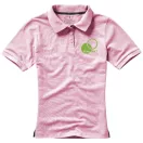 Calgary short sleeve women's polo, Female, Single Piqué of 100% Cotton, Light pink, XL