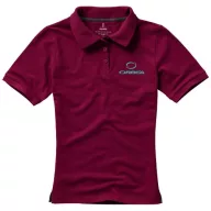   Calgary short sleeve women's polo, Female, Single Piqué of 100% Cotton, Burgundy, XS