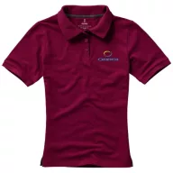   Calgary short sleeve women's polo, Female, Single Piqué of 100% Cotton, Burgundy, XS