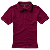   Calgary short sleeve women's polo, Female, Single Piqué of 100% Cotton, Burgundy, XS