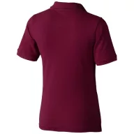   Calgary short sleeve women's polo, Female, Single Piqué of 100% Cotton, Burgundy, XS
