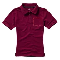   Calgary short sleeve women's polo, Female, Single Piqué of 100% Cotton, Burgundy, XS