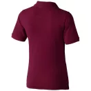 Calgary short sleeve women's polo, Female, Single Piqué of 100% Cotton, Burgundy, S