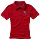 Calgary short sleeve women's polo, Female, Single Piqué of 100% Cotton, Red, XS