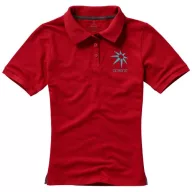   Calgary short sleeve women's polo, Female, Single Piqué of 100% Cotton, Red, S