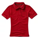 Calgary short sleeve women's polo, Female, Single Piqué of 100% Cotton, Red, S