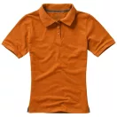 Calgary short sleeve women's polo, Female, Single Piqué of 100% Cotton, Orange, M