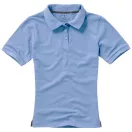 Calgary short sleeve women's polo, Female, Single Piqué of 100% Cotton, Light blue, XS