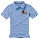 Calgary short sleeve women's polo, Female, Single Piqué of 100% Cotton, Light blue, S