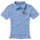 Calgary short sleeve women's polo, Female, Single Piqué of 100% Cotton, Light blue, L