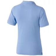   Calgary short sleeve women's polo, Female, Single Piqué of 100% Cotton, Light blue, XL