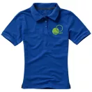 Calgary short sleeve women's polo, Female, Single Piqué of 100% Cotton, Blue, S