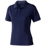   Calgary short sleeve women's polo, Female, Single Piqué of 100% Cotton, Navy, XS