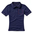 Calgary short sleeve women's polo, Female, Single Piqué of 100% Cotton, Navy, S