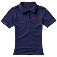   Calgary short sleeve women's polo, Female, Single Piqué of 100% Cotton, Navy, L