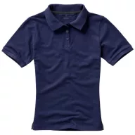   Calgary short sleeve women's polo, Female, Single Piqué of 100% Cotton, Navy, L