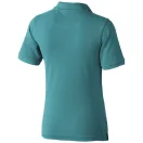 Calgary short sleeve women's polo, Female, Single Piqué of 100% Cotton, Aqua, XS