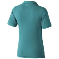   Calgary short sleeve women's polo, Female, Single Piqué of 100% Cotton, Aqua, XS