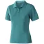 Calgary short sleeve women's polo, Female, Single Piqué of 100% Cotton, Aqua, M