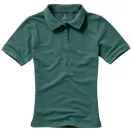 Calgary short sleeve women's polo, Female, Single Piqué of 100% Cotton, Forest green, XL