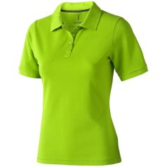   Calgary short sleeve women's polo, Female, Single Piqué of 100% Cotton, Apple Green, M