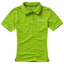 Calgary short sleeve women's polo, Female, Single Piqué of 100% Cotton, Apple Green, M