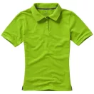Calgary short sleeve women's polo, Female, Single Piqué of 100% Cotton, Apple Green, L