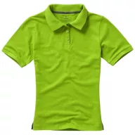   Calgary short sleeve women's polo, Female, Single Piqué of 100% Cotton, Apple Green, XL