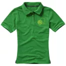 Calgary short sleeve women's polo, Female, Single Piqué of 100% Cotton, Fern green  , M