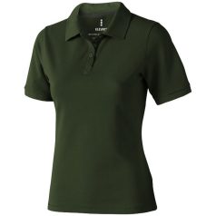   Calgary short sleeve women's polo, Female, Single Piqué of 100% Cotton, Army Green, S