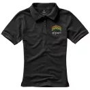 Calgary short sleeve women's polo, Female, Single Piqué of 100% Cotton, Anthracite, S