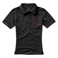   Calgary short sleeve women's polo, Female, Single Piqué of 100% Cotton, Anthracite, S