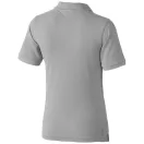 Calgary short sleeve women's polo, Female, Single Piqué of 100% Cotton, Grey melange, XS