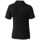 Calgary short sleeve women's polo, Female, Single Piqué of 100% Cotton, solid black, XL