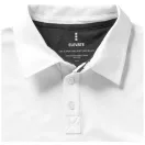 Markham short sleeve men's stretch polo, Male, Double Piqué knit of 95% Cotton and 5% Elastane, White, XXL