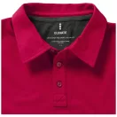Markham short sleeve men's stretch polo, Male, Double Piqué knit of 95% Cotton and 5% Elastane, Red, S