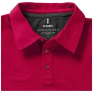   Markham short sleeve men's stretch polo, Male, Double Piqué knit of 95% Cotton and 5% Elastane, Red, S