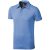 Markham short sleeve men's stretch polo, Male, Double Piqué knit of 95% Cotton and 5% Elastane, Light blue, XS