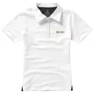 Markham short sleeve women's stretch polo, Female, Double Piqué knit of 95% Cotton and 5% Elastane, White, L